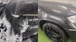 Полировка и нанесение керамики BMW X5M детейлинг-центр MG Style Омск