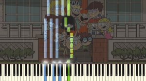 The Loud House『Main Theme』Piano Tutorial