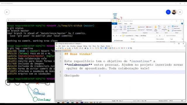 Colaboração em Projetos - Merge das Branchs