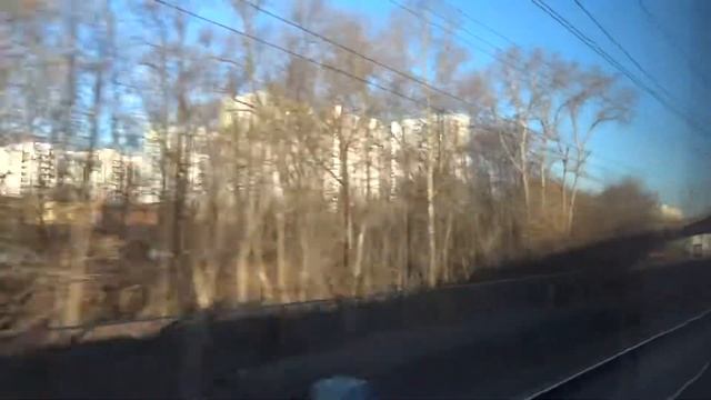 ст. Москва Ок - Ховрино - Химки из Сапсана ЭВС2-04 смотреть онлайн