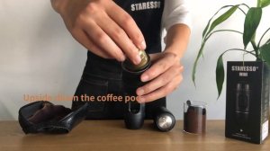 Staresso Mini Coffee Maker Operation