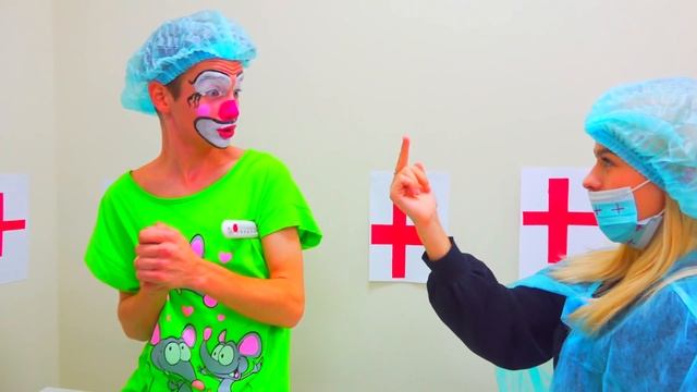 МАЛЯВКИ ПОПАЛИ В БОЛЬНИЦУ к ДОКТОРУ С УКОЛАМИ!!