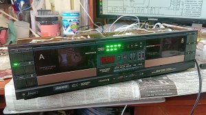 Вега МП-122С, включение после восстановления и частичной сборки аппарата.