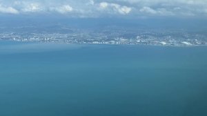 Заход на посадку,аэропорт Сочи
