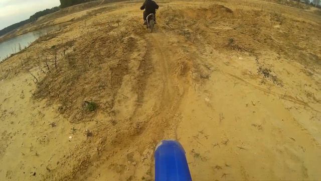 Покатушка на питбайке и кроссовом мотоцикле! смотреть онлайн