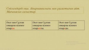 41-урок. Көне ғасыр қонақтары. Казахский язык. 4-сынып.