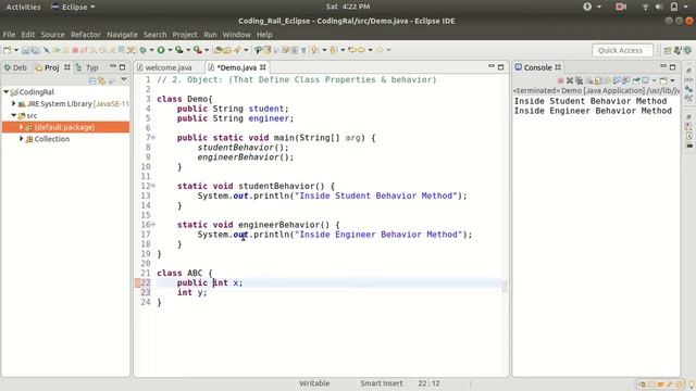#1. What Is Class and Object In Object Oriented Programming Java | OOPs IN JAVA | CODING RAIL