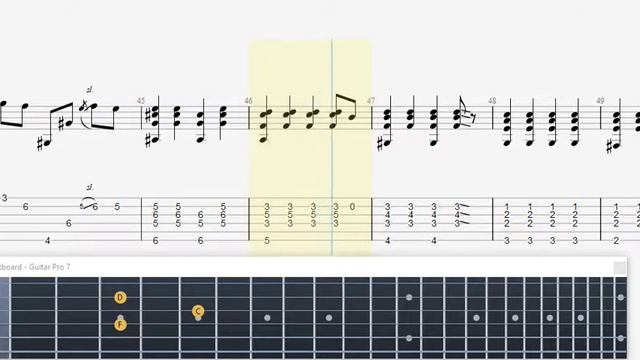 Knopfler, Mark Tears GUITAR 1 TAB смотреть онлайн
