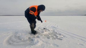 Рыбалка на Краснослободском водохранилище. Зимняя рыбалка. Ловля щуки зимой.