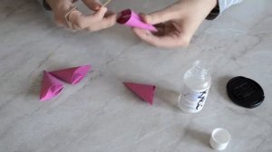 Оригами цветы * Видео урок * DIY origami flowers * Decorate your room (eng subs) * So kawaii