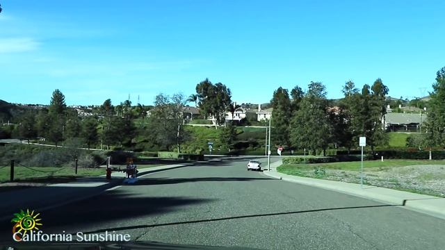 ???? ч.1 Оранж Хиллз Калифорния - Чудесный город на холмах - Driving Through Orange Hills Californi