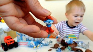 СМУРФИКИ. Смурфики Затерянная Деревня. новые серии Смурфики.  СЮРПРИЗЫ Игрушки - Киндер СМУРФИКИ