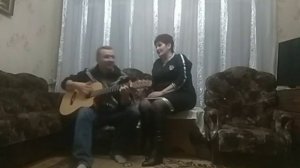 "Разведены мосты"  песня под гитару,исполняем дуэтом с Любовь Ивановной