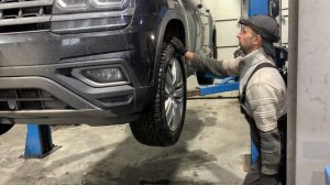 Осмотр Терамонта на подъемнике и делаем ТО