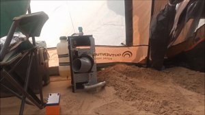 Улучшенная выхлопная труба дизельного отопителя! Правильная установка отопителя в шатре.