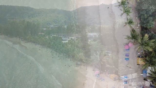 Kamala Beach in October. Drone Video смотреть онлайн