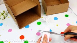 ЯРКИЙ КОМПАКТНЫЙ DIY НАСТОЛЬНЫЙ ОРГАНАЙЗЕР С ЯЩИКОМ СВОИМИ РУКАМИ ИЗ КАРТОНА //Back to School