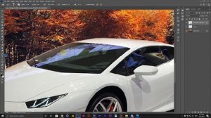 ФОТОШОП - ЭТО ПРОСТО.  Lamborghini   на дороге