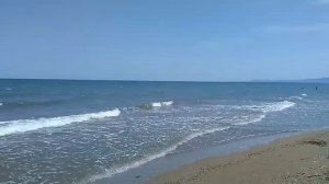 #3 Пляж СОК Лотос, район пос. Манас, июнь 2018 | Каспийское море, лучшие пляжи Дагестана