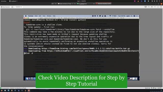 How to install Python on mac | Install Python on mac terminal | Install Python on mac using brew