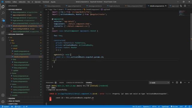 Autenticación Keycloak + Angular 10 + Spring-Boot full-stack: Parte 8 смотреть онлайн