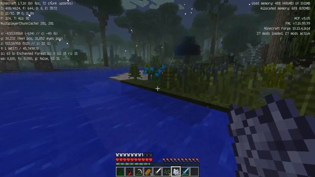 Играем в Minecraft 1.7.10 - ВЫЖИВАНИЕ С МОДАМИ - Злобный Шахтер в Сумеречном лесу Часть 7. смотреть онлайн