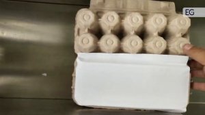 Полуавтоматический этикетировщик с укладчиком контейнеров под яйцо