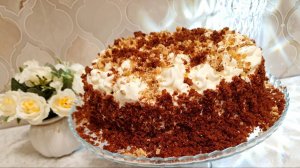 🍰Торт "Сметанник" СССР💖Этот простой и дешевый торт готовила каждая хозяйка СССР. Ускоренное видео.