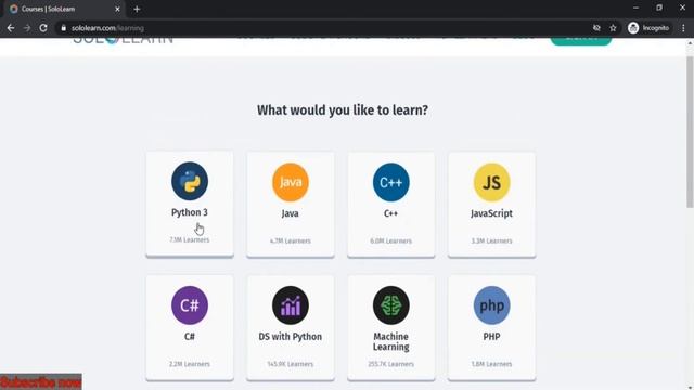 Free Website to Learn Coding|Solo Learn