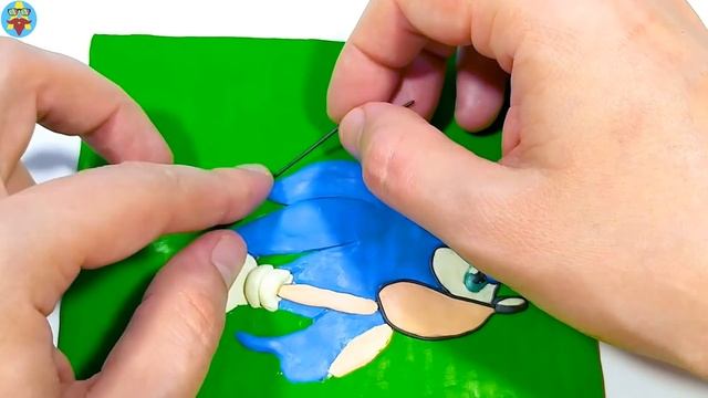 СОНИК - СПИНЕР своими руками из пластилина | AVIPI смотреть онлайн