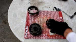 Как выглядит фазорегулятор внутри, разрезал фазорегулятор от Шевроле Круз