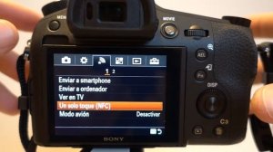 Review Sony RX10 III - Menu de Configuracion Inalambrica