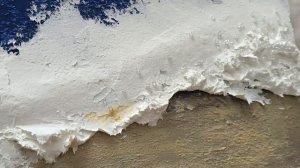 Декоративное панно Море. Волна из штукатурки.