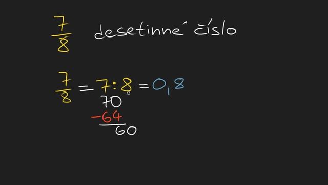 Převod zlomku na desetinné číslo: 7/8 | Desetinná čísla | Matematika | Khan Academy смотреть онлайн