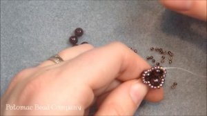 Circular Netted Bracelet- DIY Jewelry-Making Tutorial by PotomacBeads