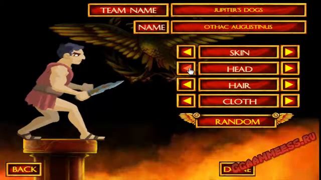 Игры для мальчиков Гладиаторы бьют по очереди смотреть онлайн