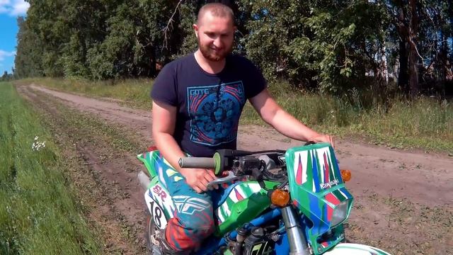 Восстановили Kawasaki KDX250, первый запуск, после сборки. Эндуро потрошители, финальная часть. смотреть онлайн