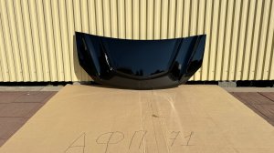 Усиленный пластиковый  тюнинг капот на  ГАЗель Next цвет Черный окрашенный