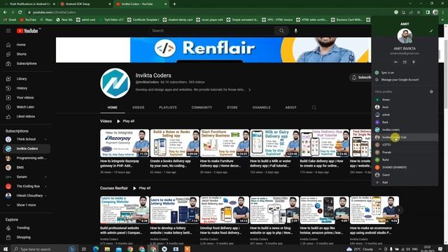 How to send push notification in android studio | push notification in webview | using one signal смотреть онлайн