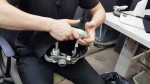 Перетяжка руля в натуральную кожу на IX 35.