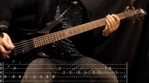 Megadeth - Symphony of Destruction Bass Cover (Tabs)