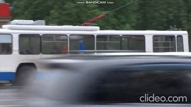 россия уфа .Уфимский троллейбус проспект 4 июня 2022. Электротранспорт города tram russia .