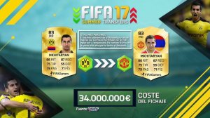 FIFA 17 SUMMER TRANSFERS | IBRAHIMOVIC, HULK, BEN ARFA & MÁS | FIFA TRANSFERS