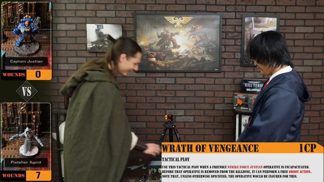 Strike Force Justian vs Inquisitorial Agent : Kill Team Into The Dark -Crit Ops 2022 смотреть онлайн