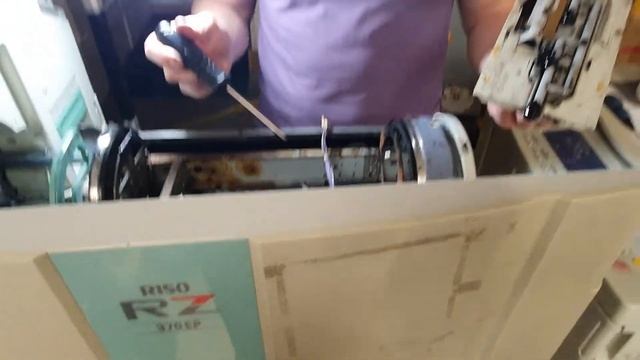 Устранение поломок и тех обслуживание Ризографа часть 2