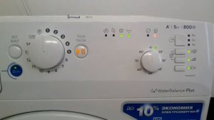 Мигают индикаторы в стиральной машине Индезит, какая ошибка?