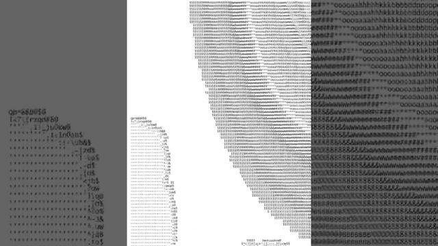 Bad Apple!! - ASCII art