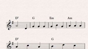 Free easy violin sheet music, Molly Malone