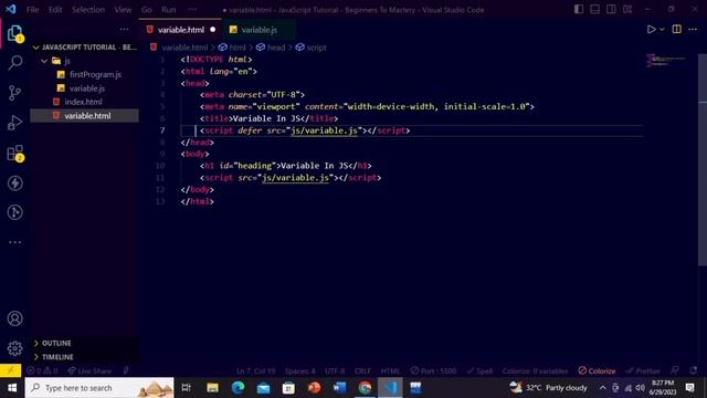 JavaScript Tutorial: Mastering Async, Defer, and Variables in JavaScript | Exploring Best Practices