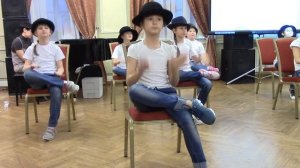 Очень стильный  "Танец со шляпами" (Летка-Енька)